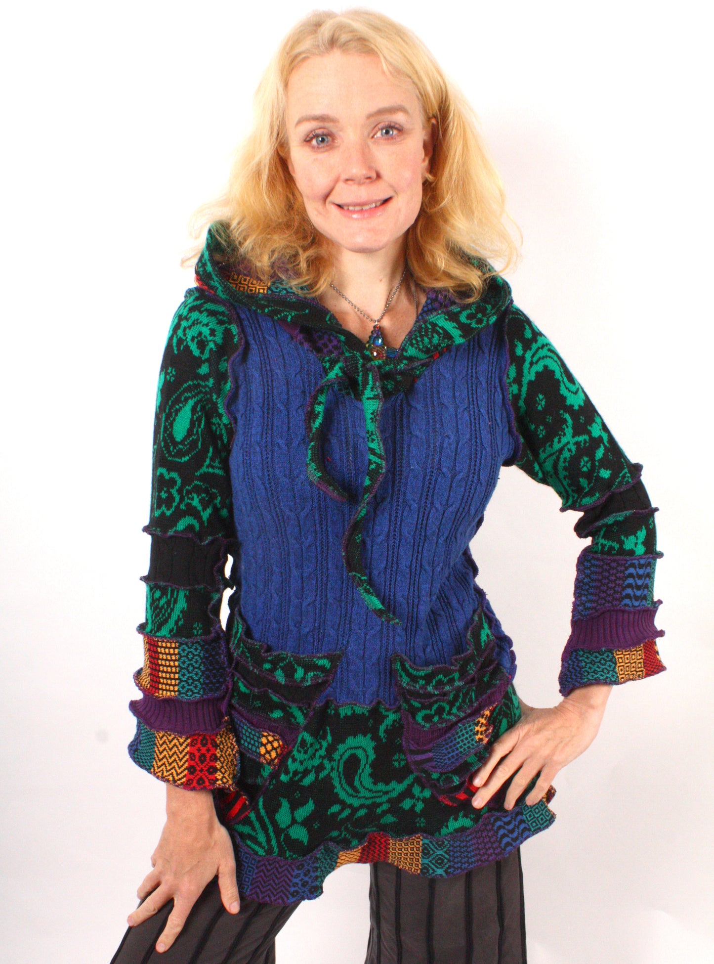 Mosaic Jim - WOOL-FREE - MEDIUM LARGE - Extra-Long