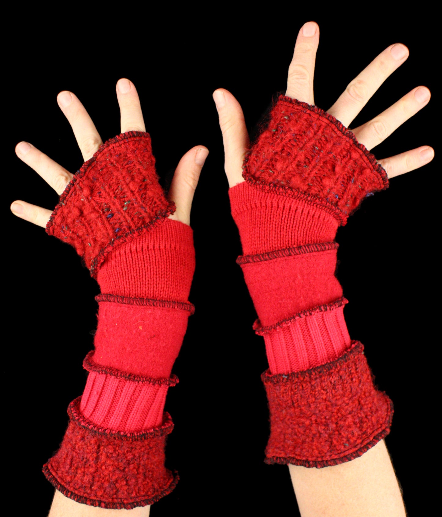 Arm Warmers - SMALL - made from upcycled sweaters