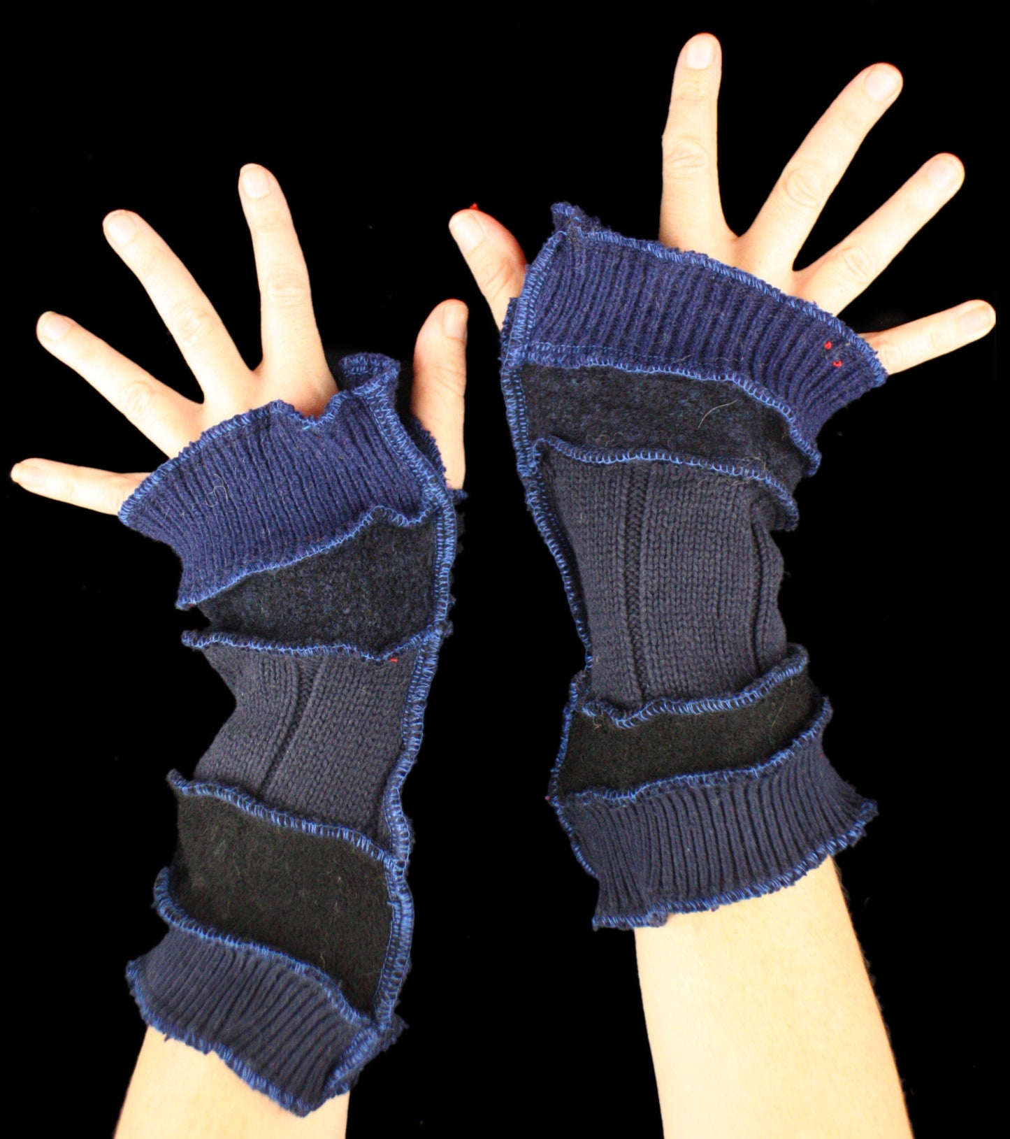 Arm Warmers - LARGE - made from upcycled sweaters