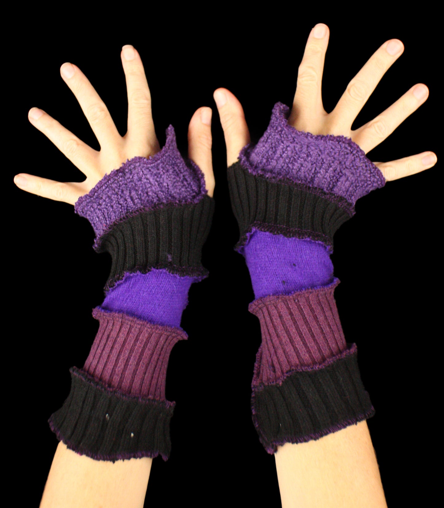 Arm Warmers - LARGE - made from upcycled sweaters