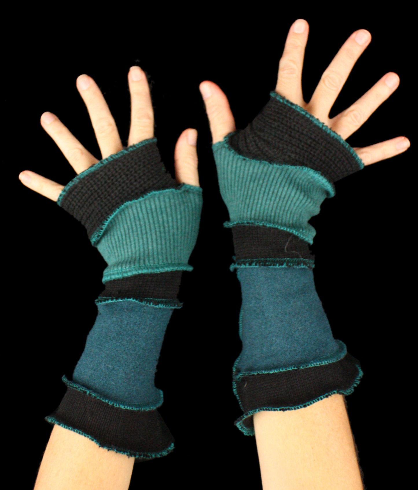 Arm Warmers - LARGE - made from upcycled sweaters