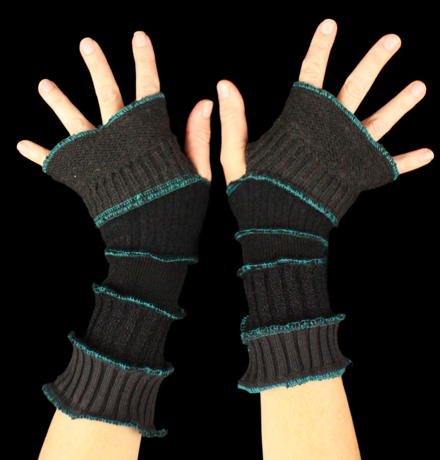 Arm Warmers - LARGE - made from upcycled sweaters