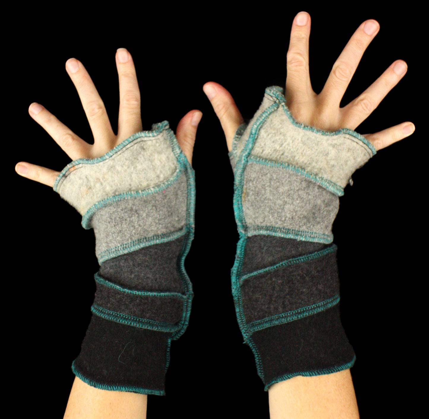 Arm Warmers - LARGE - made from upcycled sweaters