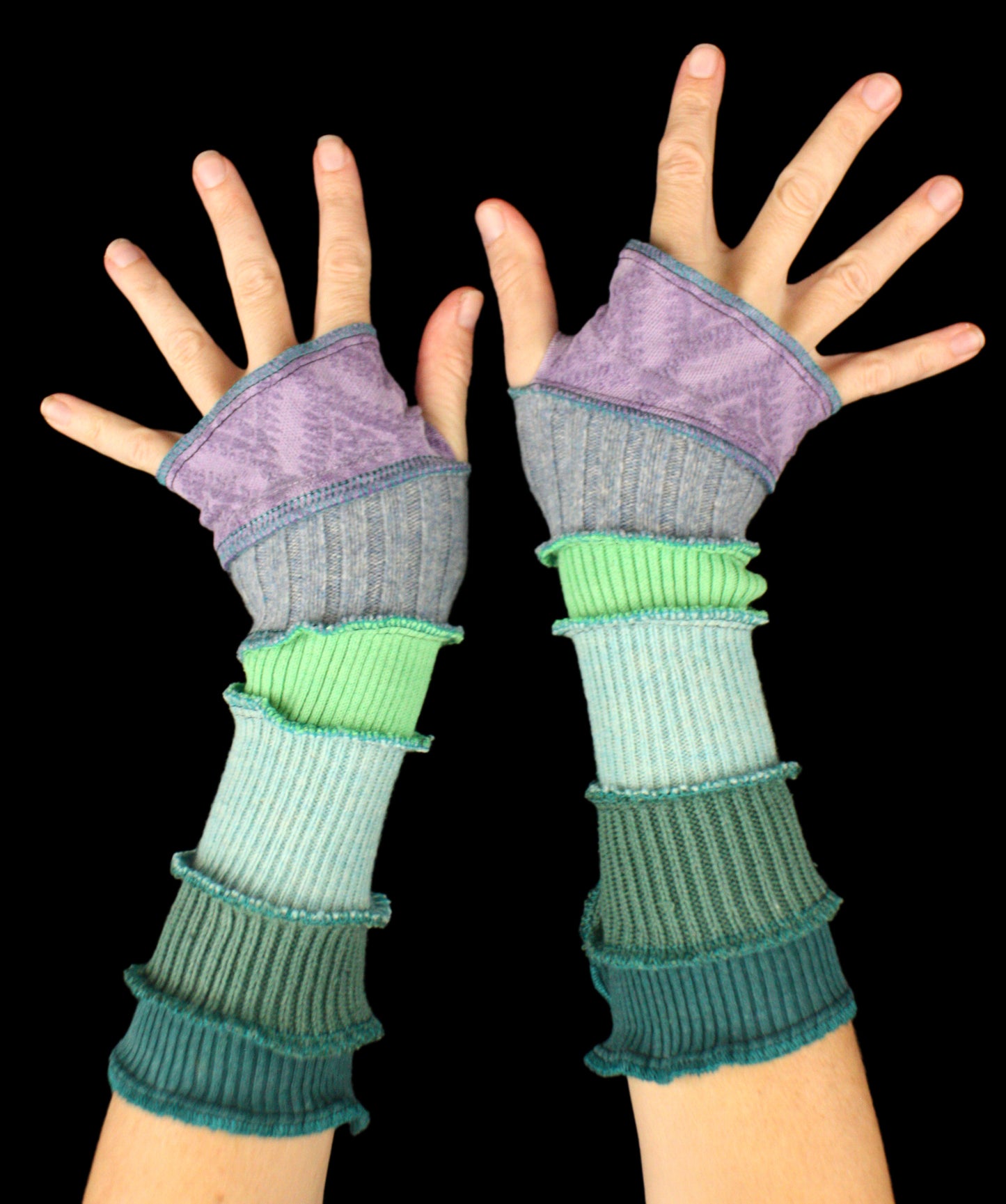 Arm Warmers - LARGE - made from upcycled sweaters