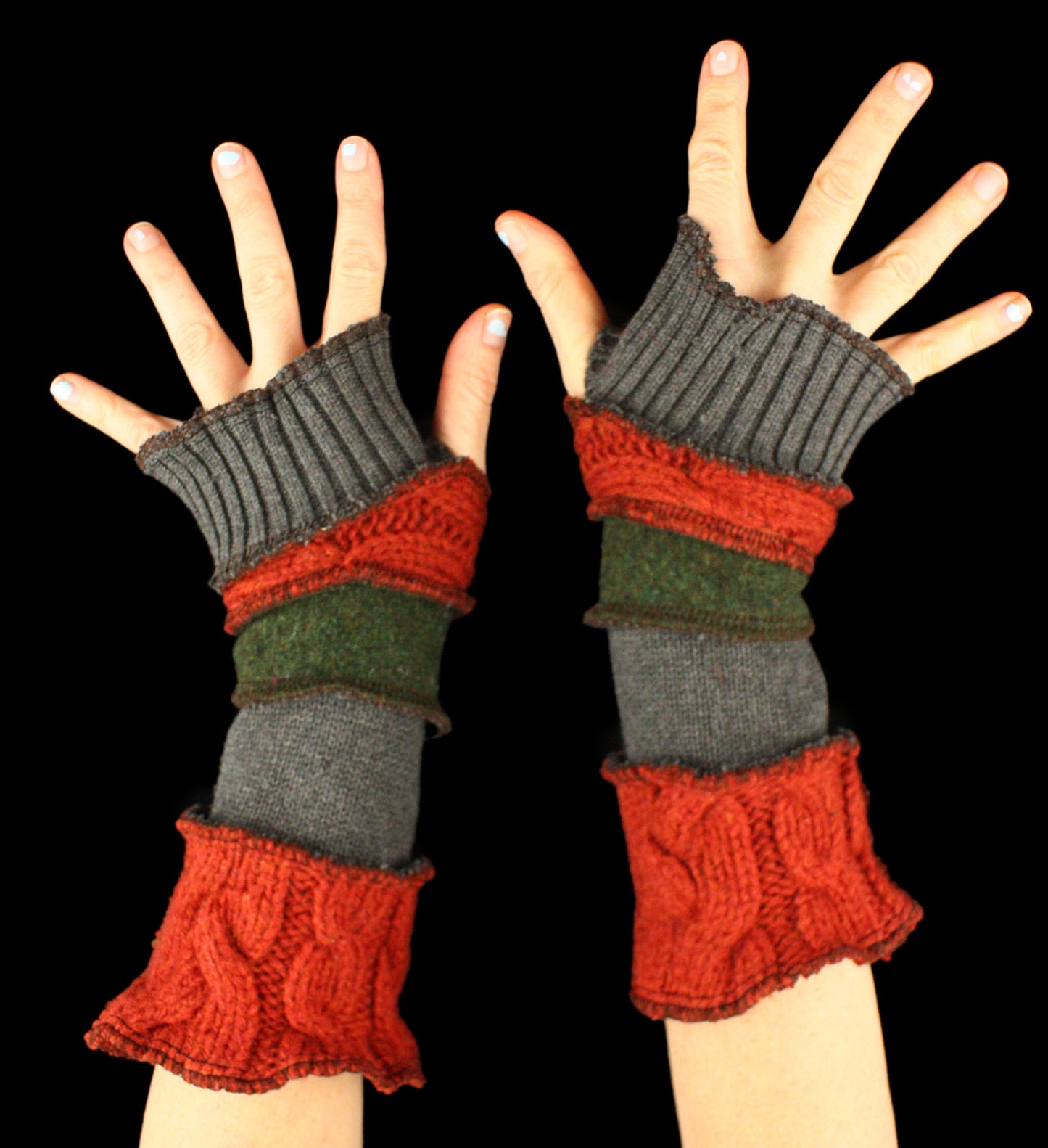 Arm Warmers - made from upcycled sweaters