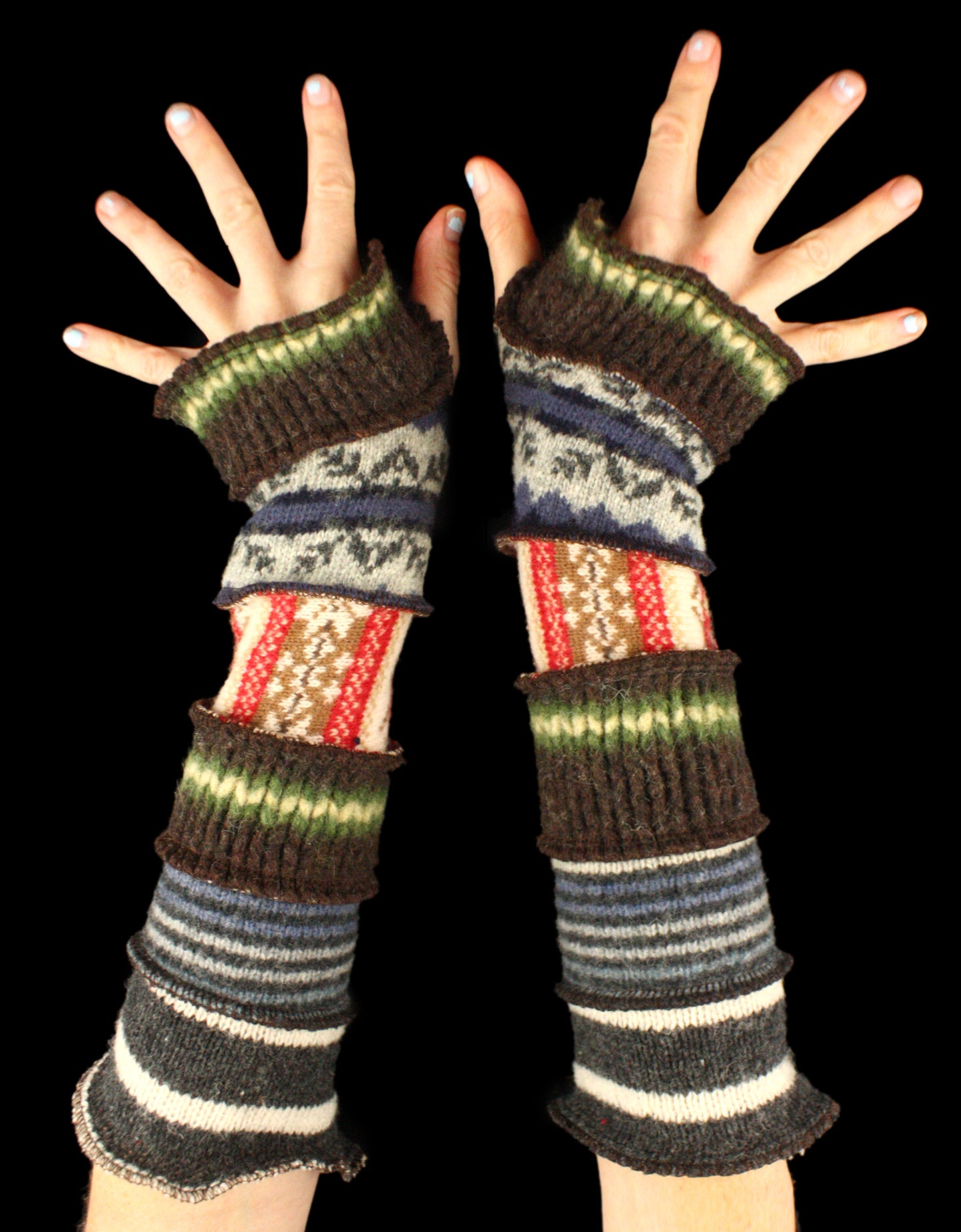 Arm Warmers - made from upcycled sweaters