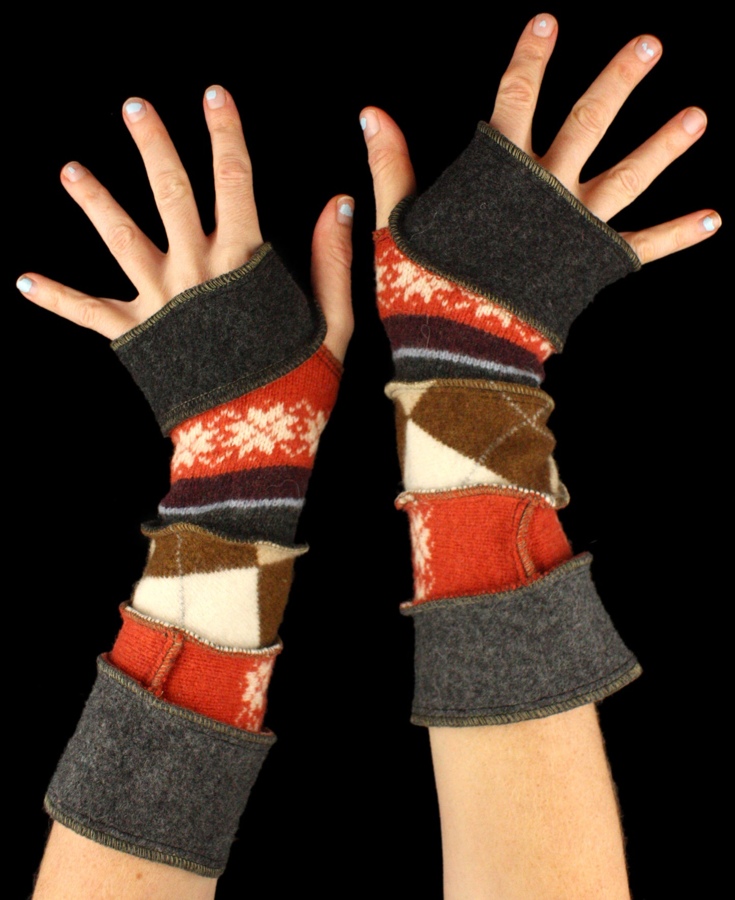 Arm Warmers - made from upcycled sweaters