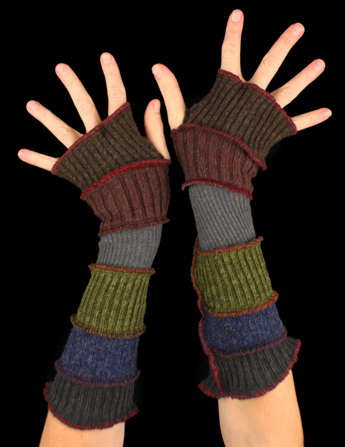 Arm Warmers - SMALL - made from upcycled sweaters