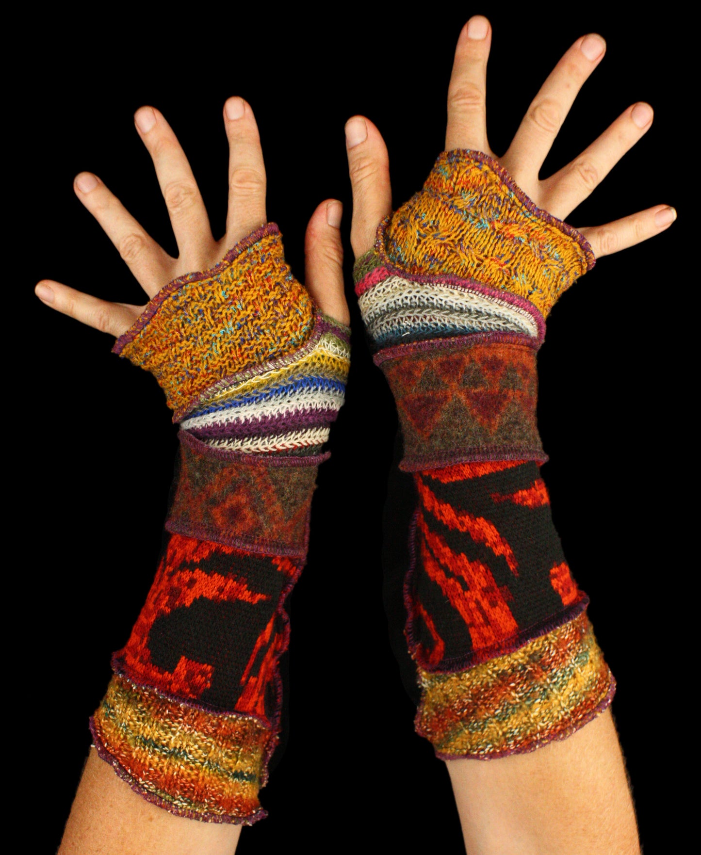 Arm Warmers - made from upcycled sweaters