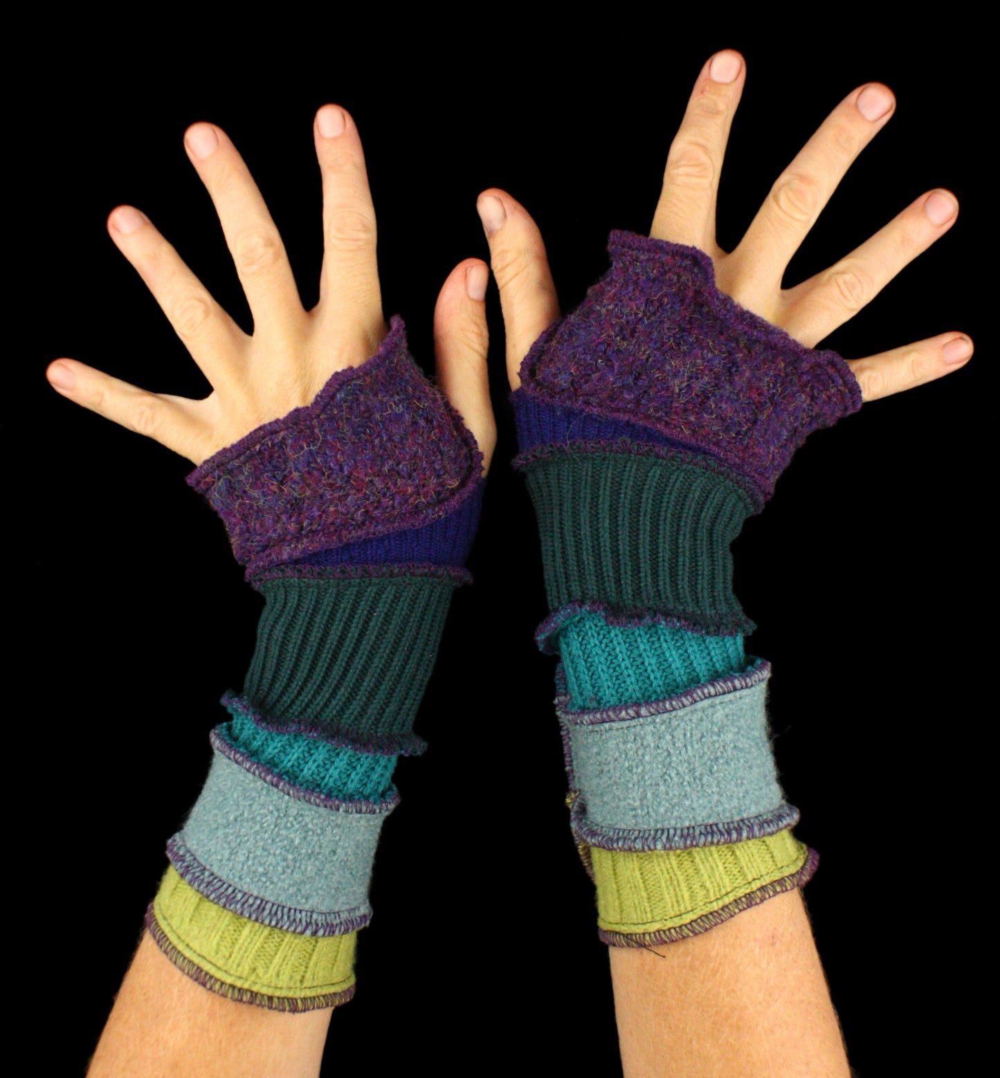 Arm Warmers - SMALL - made from upcycled sweaters