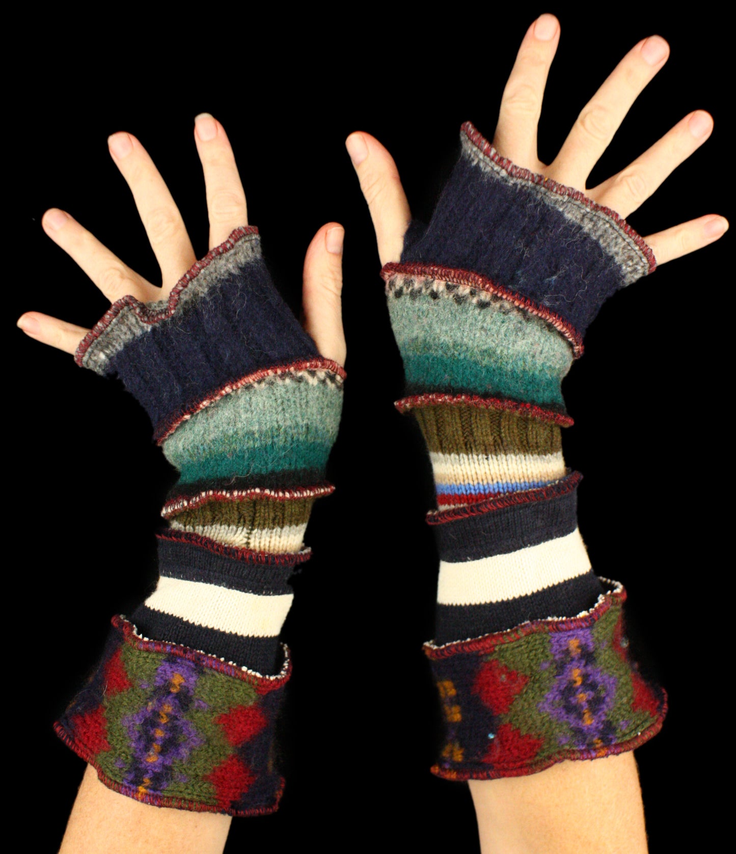 Arm Warmers - made from upcycled sweaters